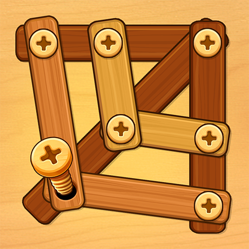 Wooden Screw: Nuts and Bolts icon